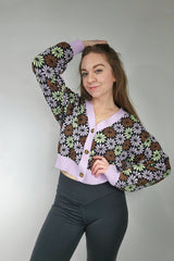 Daisy Jacquard Cardigan - SALE