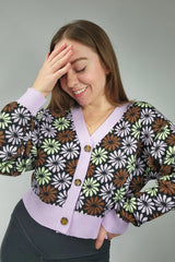 Daisy Jacquard Cardigan - SALE