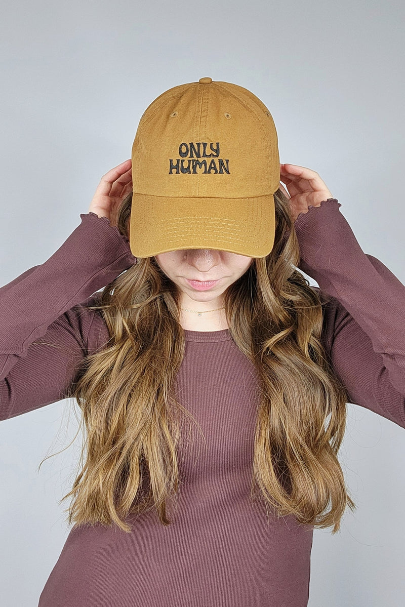 "Only Human" Organic Cotton Baseball Hat