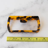 Eco Outline Claw Clip - Cellulose Acetate