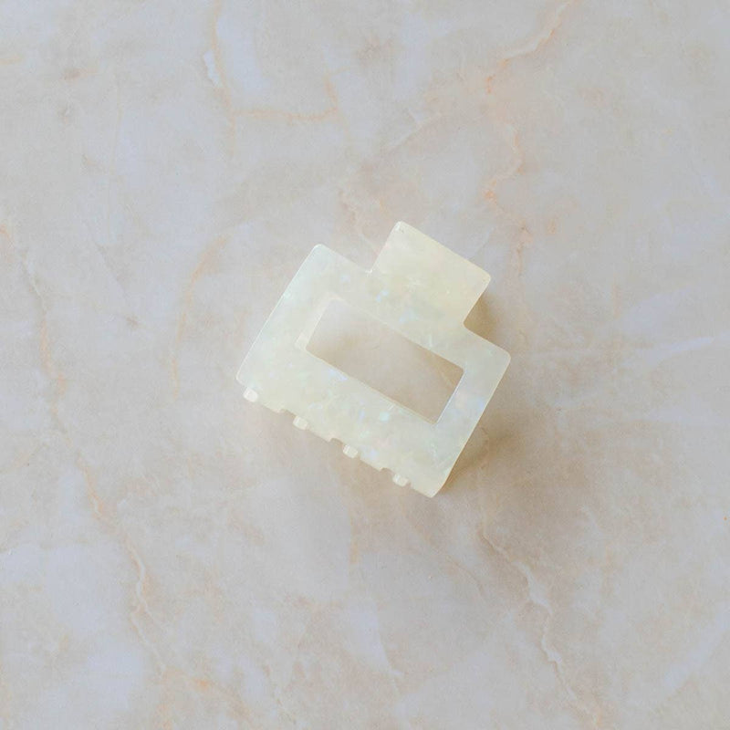 Eco Square Claw Clip - Cellulose Acetate