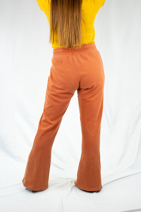 Split Hem Flare Sweatpants