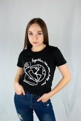 Help Mother Earth Black Graphic Tee