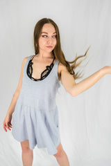 Relaxed Organic Cotton Knit Romper