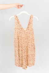 Relaxed Organic Cotton Knit Romper