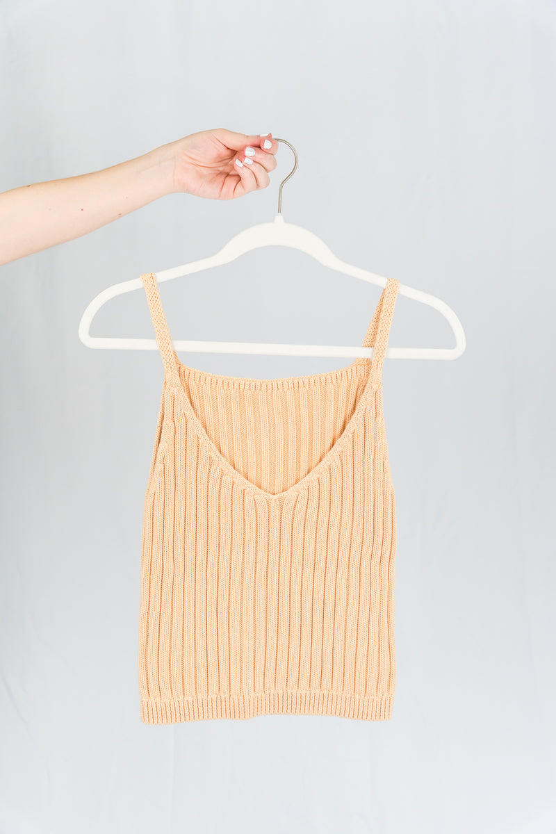 Eli Ribbed Sweater Tank - Sustainable Sweaters